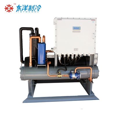 Chiller de água de tipo parafuso de 16KW resistente a explosões Chiller de água de baixa temperatura 50HZ / 60HZ